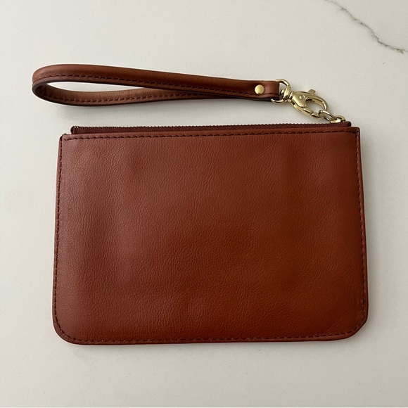 Fossil Brown Leather Wristlet - Picture 3 of 5